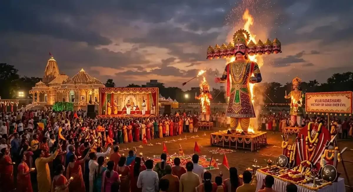 விஜயதசமி (தசரா) 2026: தேதி, ஆயுத பூஜை, கதை & முக்கியத்துவம்